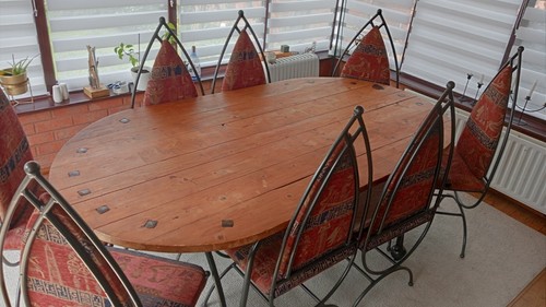 Custom made gothic dining - custom-made, set
