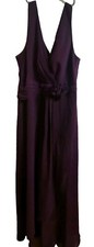  BHS Maxi Purple Dress Size Uk