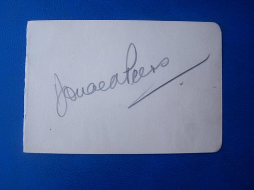Donald peers autograph - ,