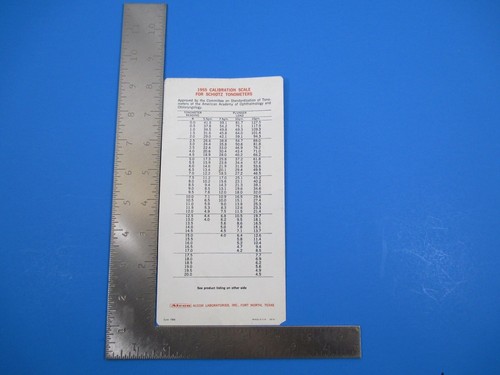 Vintage 1955 calibration scale - calibration,