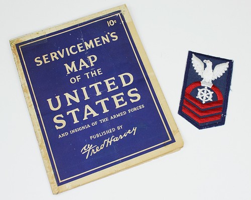 Ww2 servicemen map the - of,