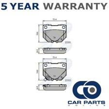 Brake Pads Set Rear CPO Fits