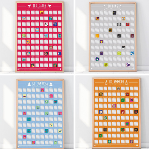 Bucket list 100 scratch off - bucket,