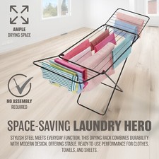 18M BLACK CLOTHES DRYER RACK