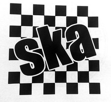 Ska decal sticker 2 tone mod