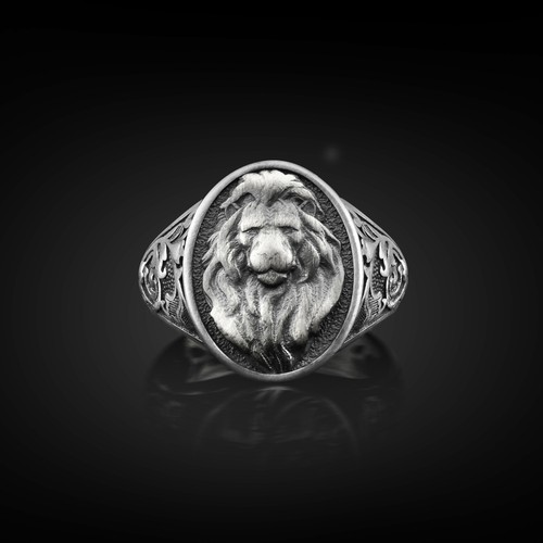 925 sterling silver - 925, lion
