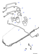 Jaguar Fuel Hose X-Type 2.2 D