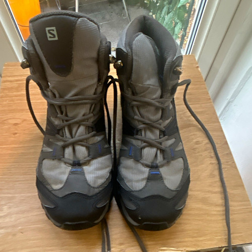 Salomon mens hiking boots grey - hiking,