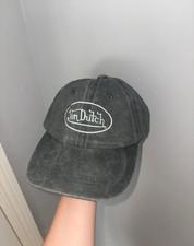 von dutch cap hat y2k acid wash cap VD khaki grey green