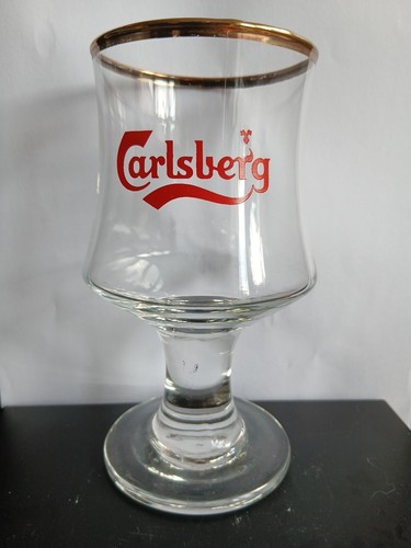 Carlsberg half pint glass - carlsberg,