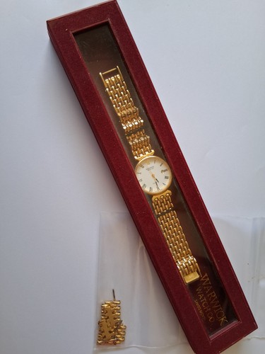 Warwick watch boxed gold - watch,