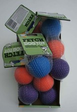 18 RUBBER DOG BALLS GOOD BOY