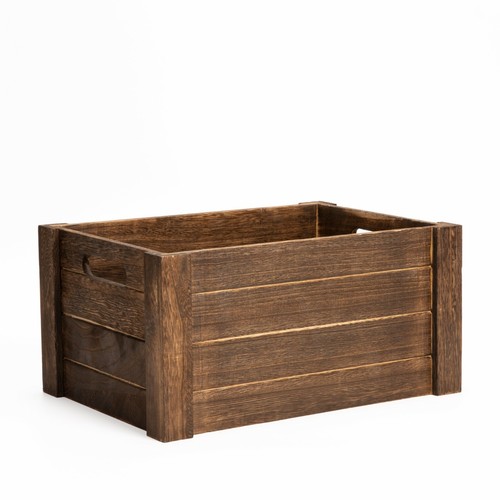 Brown oval cut - cut, crates