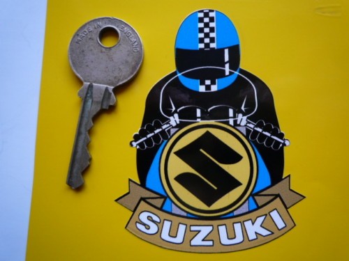 Suzuki blue yellow cafe - suzuki, &