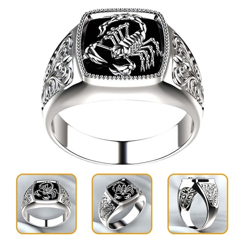 Scorpion ring alloy aesthetic - alloy,