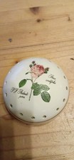 Vintage Ceramic Pomander by Avon.. floral collectable 