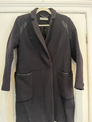 Whistles navy wool winter - navy,