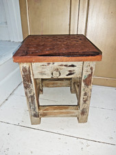 HANDMADE INDIAN STOOL WITH