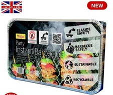 Bar-Be-Quick Party Instant Barbecue – Disposable BBQ with Lumpwood Charcoal