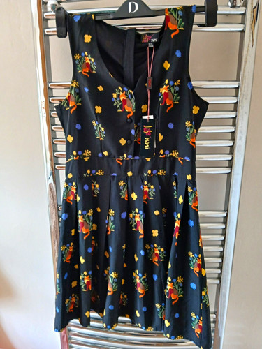 Yumi women dress 14 - uk, black