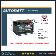 Battery fits VAUXHALL TIGRA