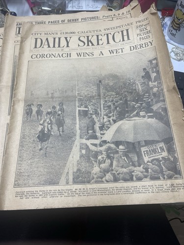 Vintage newspaper bundle daily - vintage,