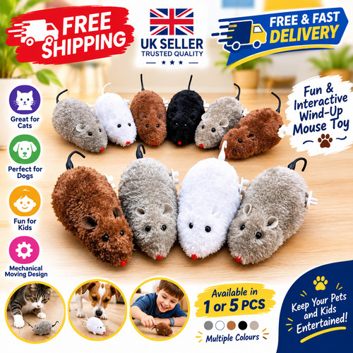 5pcs wind mouse toy for - 1/5pcs,