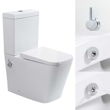 Rimless Close Coupled Toilet