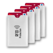 4x RFID Blocking Sleeves for