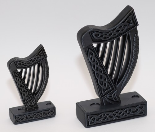 Celtic harp ornament - celtic, pack