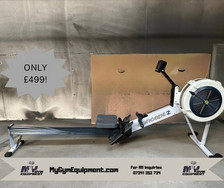 Concept 2 Model D PM3 Grey Indoor Rowing Machine! Good Condition LOW USE 23k M