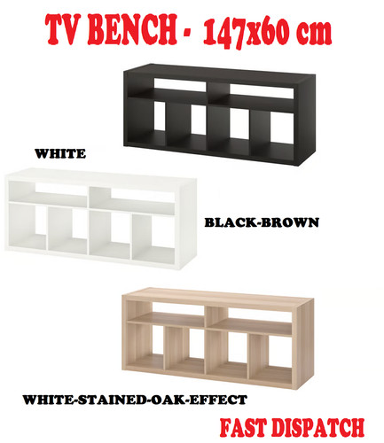 New ikea kallax bench media - new,