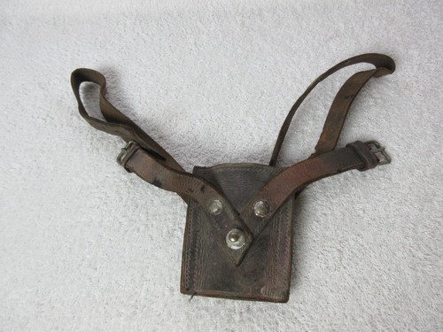 Vintage brown leather sword - vintage,