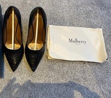Mulberry Black Nappa Women’s Shoes Size 41