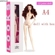 1/6 BJD Doll Wavy Hair 12"