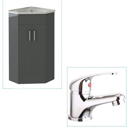 Cabinet vanity unit - cabinet, basin