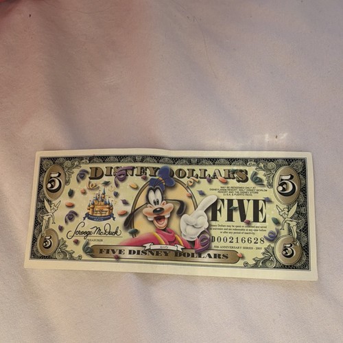 Disney dollars goofy 50th - goofy,