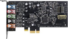 Creative Technology Sound Blaster Audigy Fx 5.1 PCIe card SB1570 Boxed No CD
