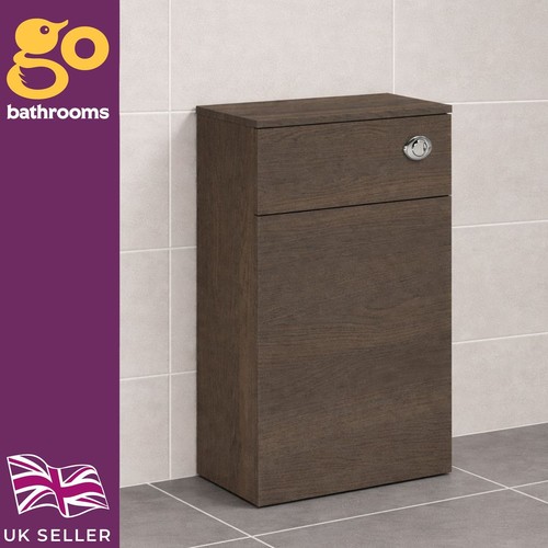 Newton dark wood bathroom - wood, wc