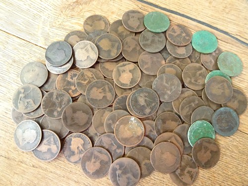 Bulk collection half penny - collection, 75
