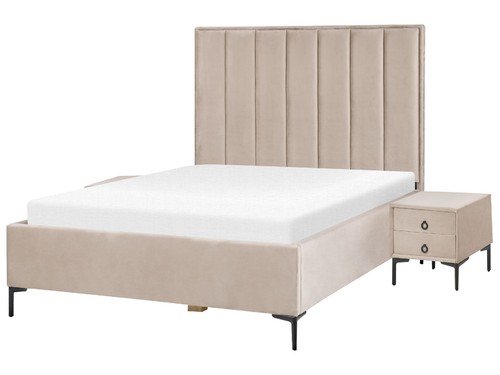 Piece bedroom set velvet eu - bedroom,