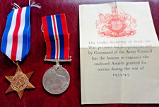 2 ORIGINAL UK MEDALS THE