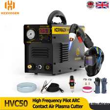 50Amp Air Plasma Cutting Machine 220V Contact Touch ARC HF Cutter IGBT UK 2T/4T
