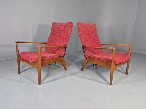 Vintage lounge chairs parker - 2,