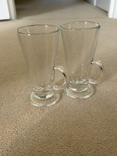Set of 2 Tall Latte Glasses