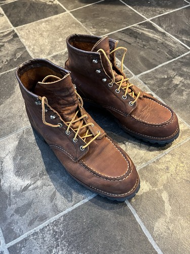 Red wing 2942 moc toe - red, copper