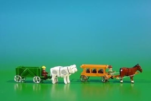 Miniature horse drawn carriage - horse-drawn,