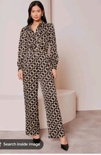 Lipsy London Black Geo Print