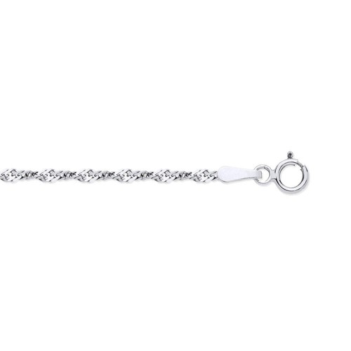 9ct white gold - white,