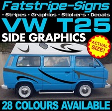 to fit VW T25 STRIPES GRAPHICS
